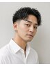 メンズ限定　カット＋クリームパーマ＋顔剃り