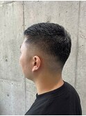 【濡れパン×スキンフェード】緩パンで大人のクロップスタイル