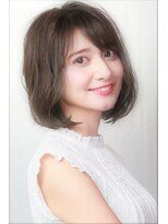 ラフヘアーアンドライフ 所沢東口店(LAF Hair&Life)&nbsp;アンニュイな柔らか立体感ボブ