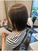 切りっぱなしボブ