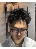 ピンパーマスパイキーショート