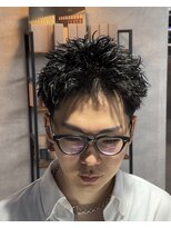 ブラック 渋谷(BLUCK)&nbsp;ピンパーマスパイキーショート