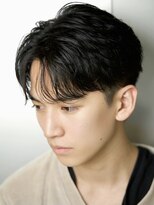 ルーシー 名古屋栄(LUCEY) センターパートフェザーパーマフェザーショートツイストパーマ