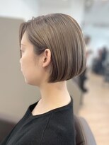 ジ エクト リアン 箕面店(The Ect Lien) 似合わせカット◆切りっぱなしボブ×透明感カラー