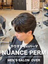 オーバー 町田店(OVER)&nbsp;ニュアンスパーマ【町田/メンズ美容室/メンズカット/パーマ】