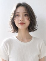 ヘイ 松本店(HEY) 【HEY 松本】ゆるふわボブパーマ×透け感グレージュ