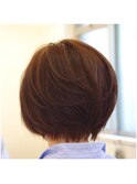 ナチュラルショートボブ