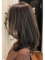 ネックス 表参道本店(nex)&nbsp;nex 表参道　ハイライトカラー　アッシュ　ベージュ