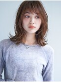 顔型別ヘアスタイル特集/マロンベージュ/Aラインボブ/新宿