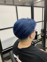 バダス(Badass)&nbsp;ブルーカラー、青髪