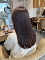 アドラーブル 長岡新保店(adorable)&nbsp;大人かわいい☆フェアリーな透明感&ツヤ感ブラウンベージュ