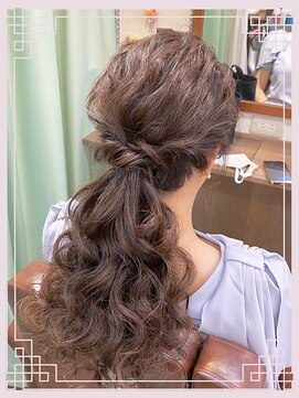 新宿コットン(cotton hair) ローポニー