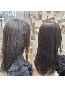 カシュカシュ(cache cache) 弱酸性ストレート・縮毛矯正・及川