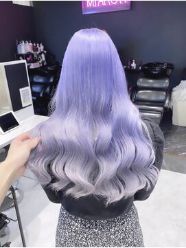 リル 溝の口(LiL) ホワイトラベンダー/溝の口/ブリーチ/学割U24/レイヤーカット