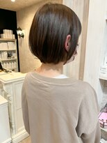 キャアリー(Caary)&nbsp;福山市美容室Caary似合わせカット女性らしい丸みショートボブ