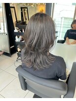 アクアオモテサンドウ(ACQUA omotesando) ☆ネオウルフカットブリーチなしオリーブベージュグレージュ