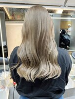 ロンドワン 三宮元町(Lond one)&nbsp;ハイトーン！ブリーチ/ダブルカラー×韓国★レイヤーロング