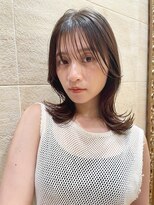 大人可愛い/ミディアム/レイヤー/20代30代40代/有楽町/銀座
