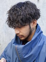 エリマ  茅ヶ崎(elima)&nbsp;波巻きスパイラルパーマツイストスパイラルパーマメンズマッシュ