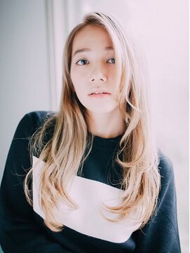 エクファ ヘアエステアンドスパ(ex-fa hair esthe&spa) 黒髪/グレーベージュ/レイヤーロング/酸性ストレート/髪質改善