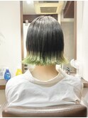 【ALBAさわ】裾カラー外ハネボブ
