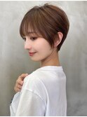 ショート×ハイライト白髪ぼかし×ハイライトカラー[心斎橋]