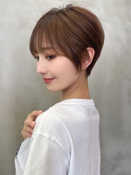 ロンド ストラーダ 心斎橋(Lond strada) ショート×ハイライト白髪ぼかし×愛され似合わせカット[心斎橋]