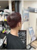 赤髪スパイキーショート