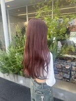 ブローチェラウカ(Broche lauka)&nbsp;腰ロング×アンバーピンク