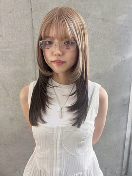 ペレ 梅田(PELE) 黒髪/ボブルフ/ネビージュ/小顔/ワンレン/梅田/髪質改善/前髪