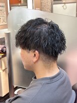 銀座マツナガ 浅草店&nbsp;ツイストスパイラルパーマ/フェード/ツーブロ/ショートメンズ