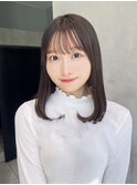 美髪韓国ヘア顔周りレイヤーロング_F20462