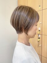 モリオ フロム ロンドン 成増店&nbsp;【morio成増 セリザワ】くびれショート ハイライトカラー