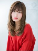サラサラストレートロング/モカブラウン