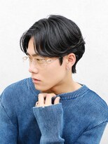 ビカムメンズヘアー 栄店(become men's hair)&nbsp;曲がるメンズ縮毛矯正×毛流れセンターパート/名古屋/栄