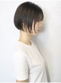 ショート＆ボブ専門サロン【BIRTH】暗めカラーミニボブ　