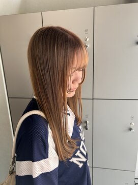 エイト 沖縄豊崎店(EIGHT toyosaki) 【EIGHT豊崎】お客様スタイル_ワンブリーチベージュ