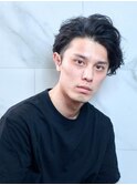 【AUBE HAIR】かき上げ前髪×パーマ