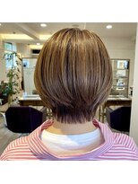 トゥルーブ バイ ファースト 富沢店(trove by first)&nbsp;ショート×ハイライトベージュ