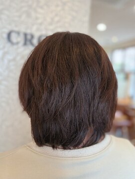 クロス(CROSS) 白髪染め/ひし形/50代・60代/ミセスヘア
