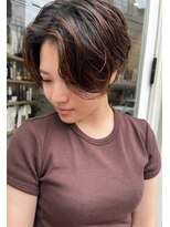 マル 薬院浄水店(MAR.co) ハンサムショート×ニュアンスパーマ