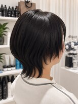 RETRE-HAIR MAINTENANCE-&nbsp;＜月1で整える髪質改善＞艶感ダークカラーの丸みショートウルフ