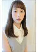 [FERIA]黒髪でも◎ラフかわストレート