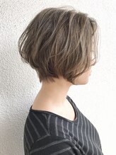 ヘアデザイン エソラ(hair design esora) エアリー　似合わせ　大人　前下がり　くびれ　ショートボブ