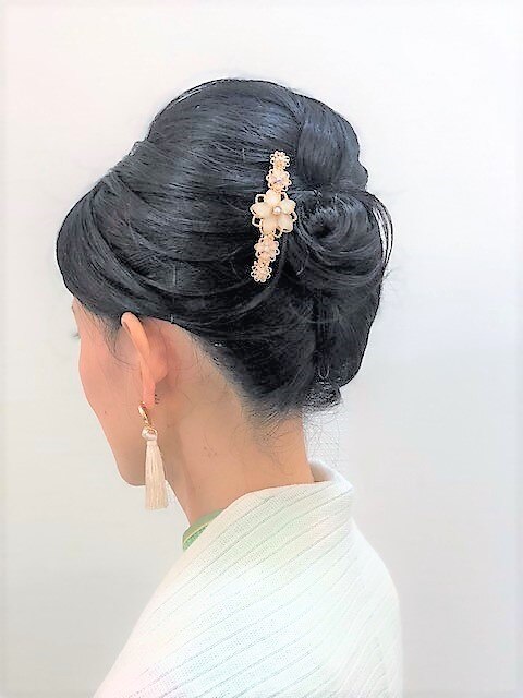 フォーマルなヘアセット