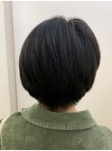 ショートスタイル☆ダークグレージュで綺麗にしました！！