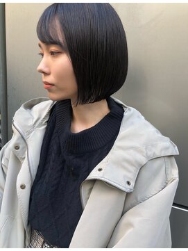 グランドライン(GRAND LINE) 艶髪美少女ボブ　グレーベージュベビーピンク