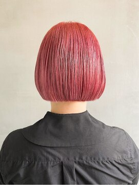 テトヘアー(teto hair) ペールピンク・ワンレン・コーラル・ビビッド・切りっぱなしボブ