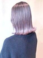 アイティーバイアルバム 八王子店(IT by ALBUM) ラベンダーグレーロブ_ラベンダーカラーくびれミディ_ba320393