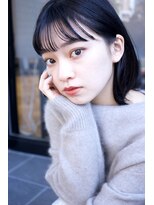 ウィーブス セタガヤ(weaves -SETAGAYA-)&nbsp;シースルーバング×外ハネボブ［weaves-SETAGAYA-］